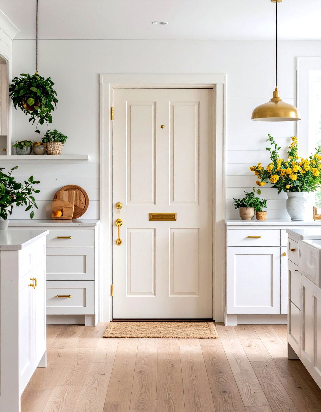 Warm White Interior Door Color - 20 Interior Door Color Ideas