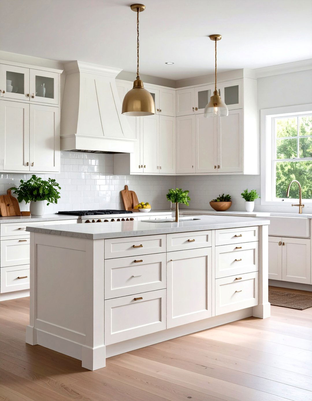 Warm White Painting Kitchen Cabinet Refresh - 20 Painting Kitchen Cabinet Ideas