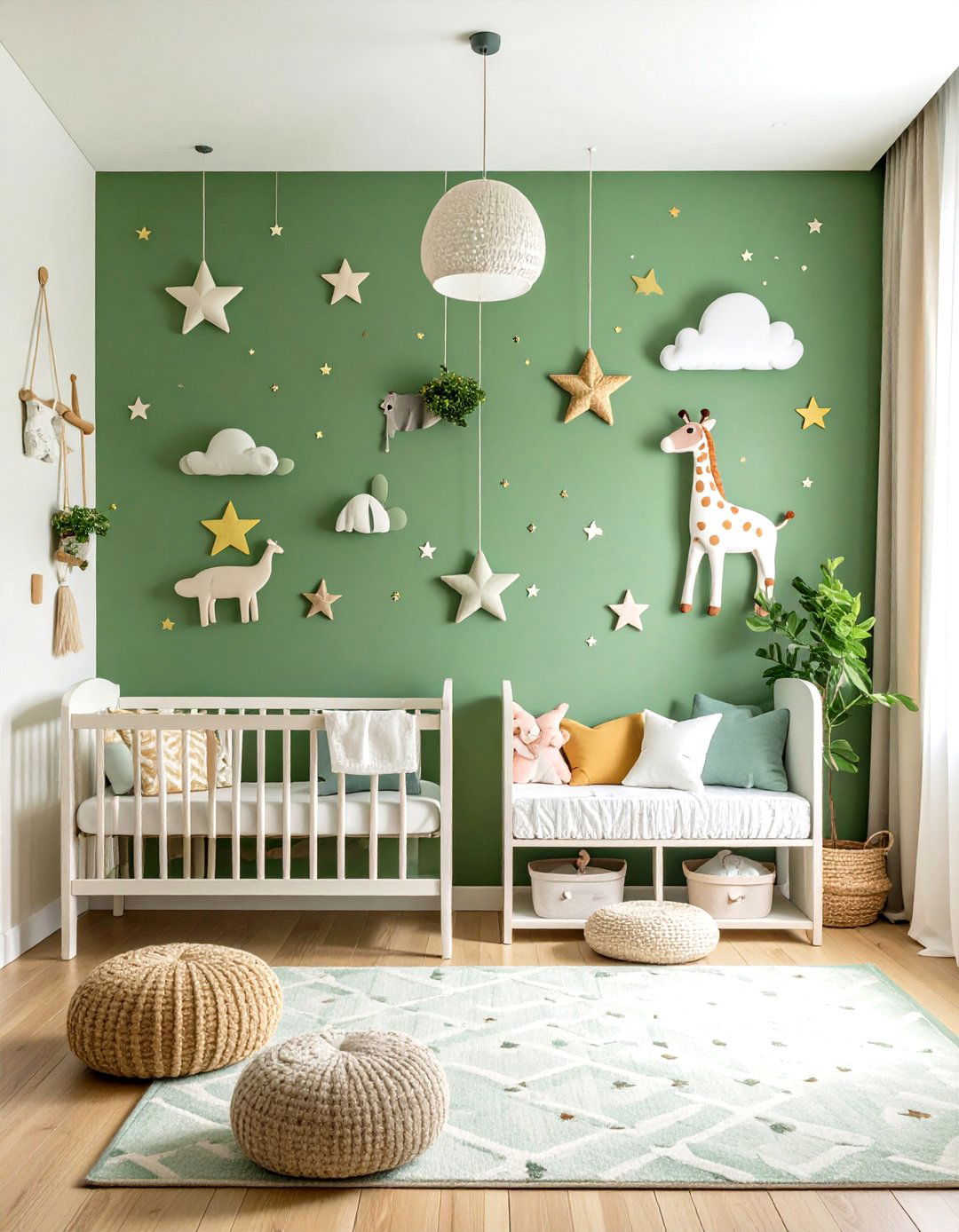Water Based Wall Decals Refresh Decor with Zero Residue - 20 Green Nursery Ideas