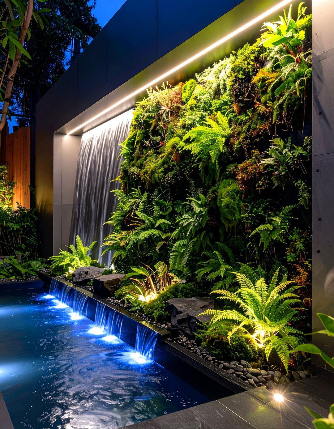 Water Feature Garden Wall for Serenity - 20 Garden Wall Ideas