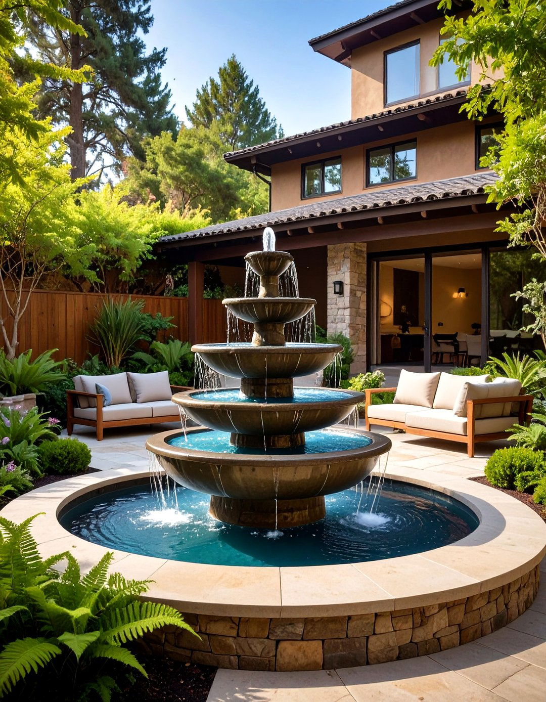 Water Features for Tranquil Backyard Spaces - 20 Backyard Decor Ideas