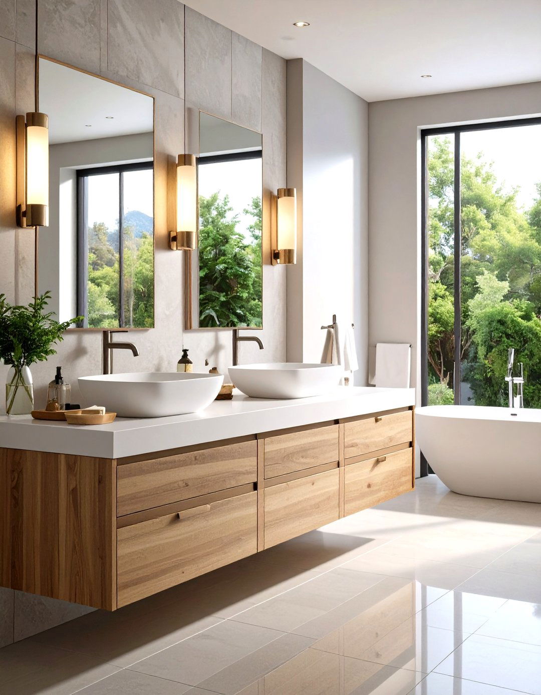 Water Saving Bathroom Fixtures for Sustainability - 20 Elegant Bathroom Decor Ideas
