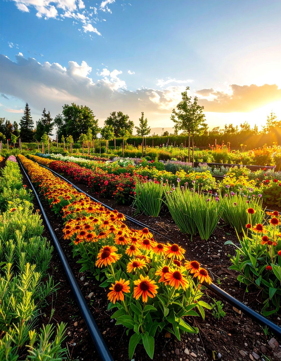 Water Smart Drip Irrigated Nursery Garden - 25 Nursery Garden Ideas