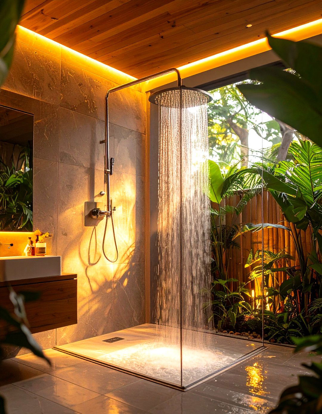 Waterproof Lamp Shower Bathroom Glow - 20 Quirky Bathroom Ideas