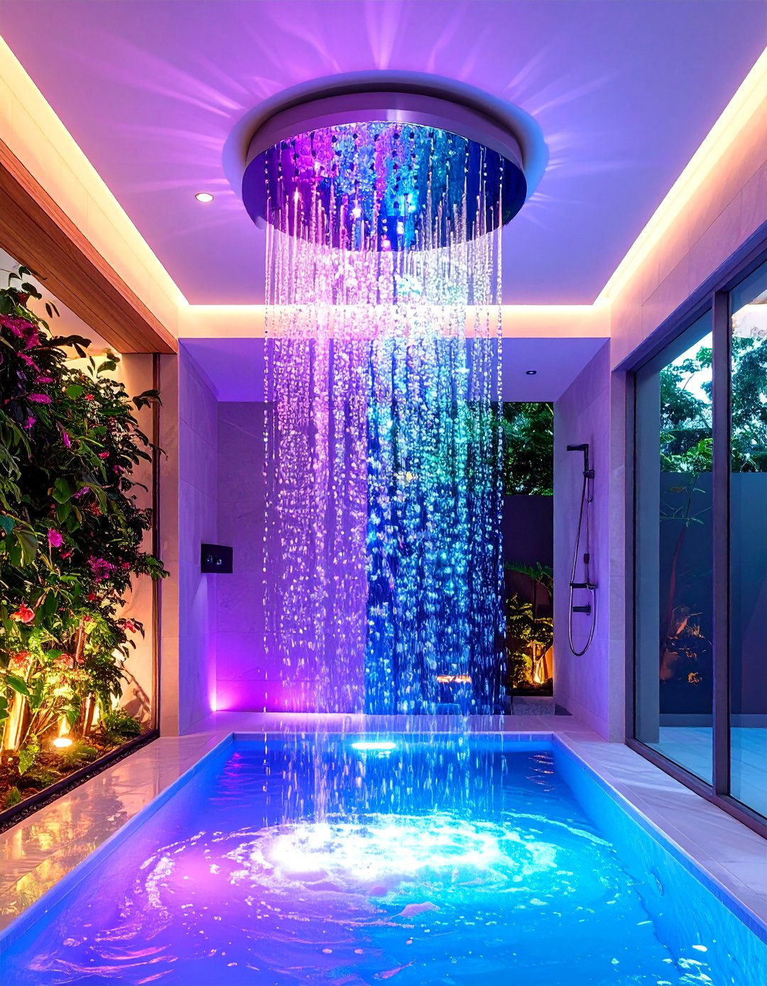 Waterproof Pendant Chandeliers - 20 Shower Lighting Ideas