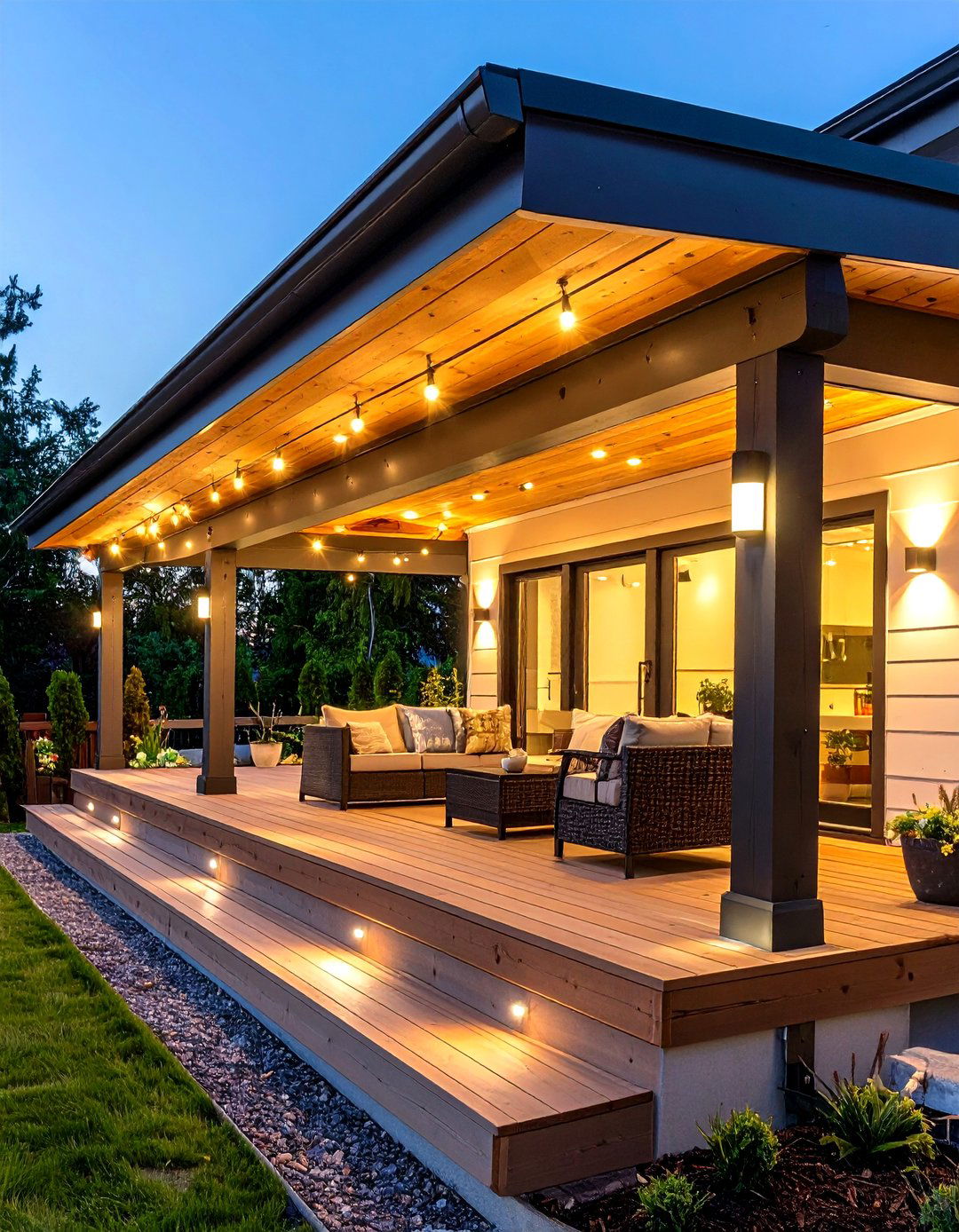 Weather Smart Tech Upgrades Modernize the Farmhouse Porch - 20 Farmhouse Porch Ideas