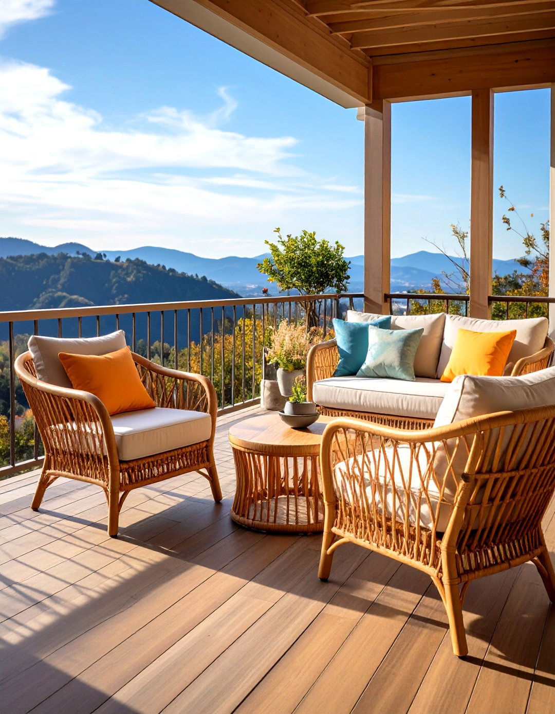 Weatherproof Outdoor Furniture - 20 Second Story Balcony Ideas