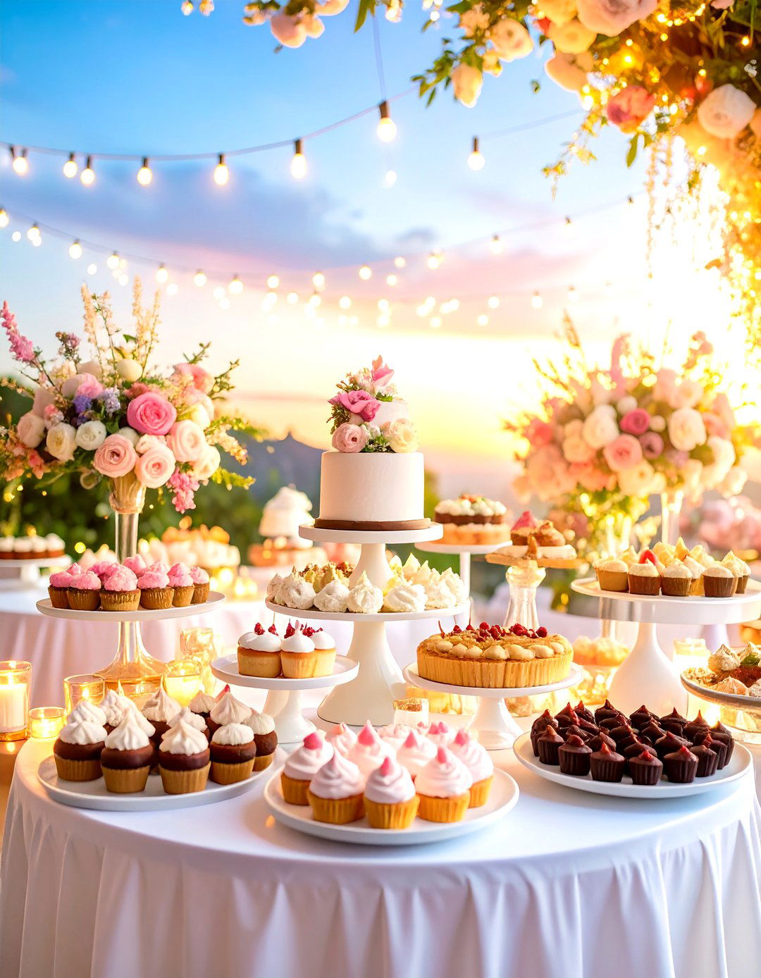 Wedding Buffet Dessert Wonderland - 20 Wedding Buffet Ideas
