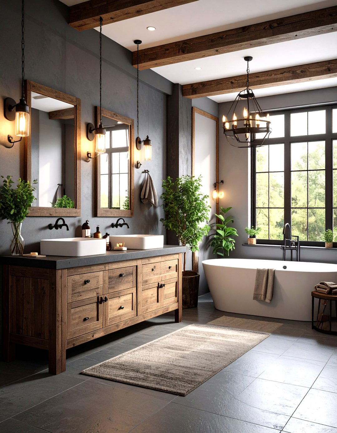 Western Gothic Decor Bathroom Retreat - 20 Western Decor Ideas