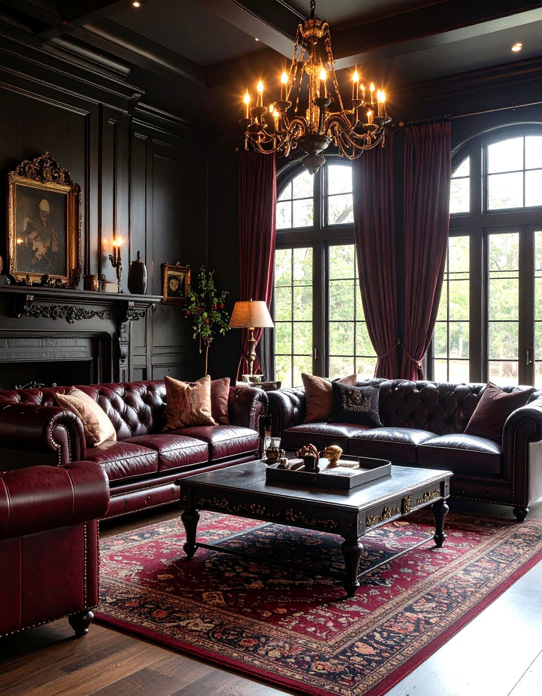 Western Gothic Living Room - 20 Western Living Room Ideas