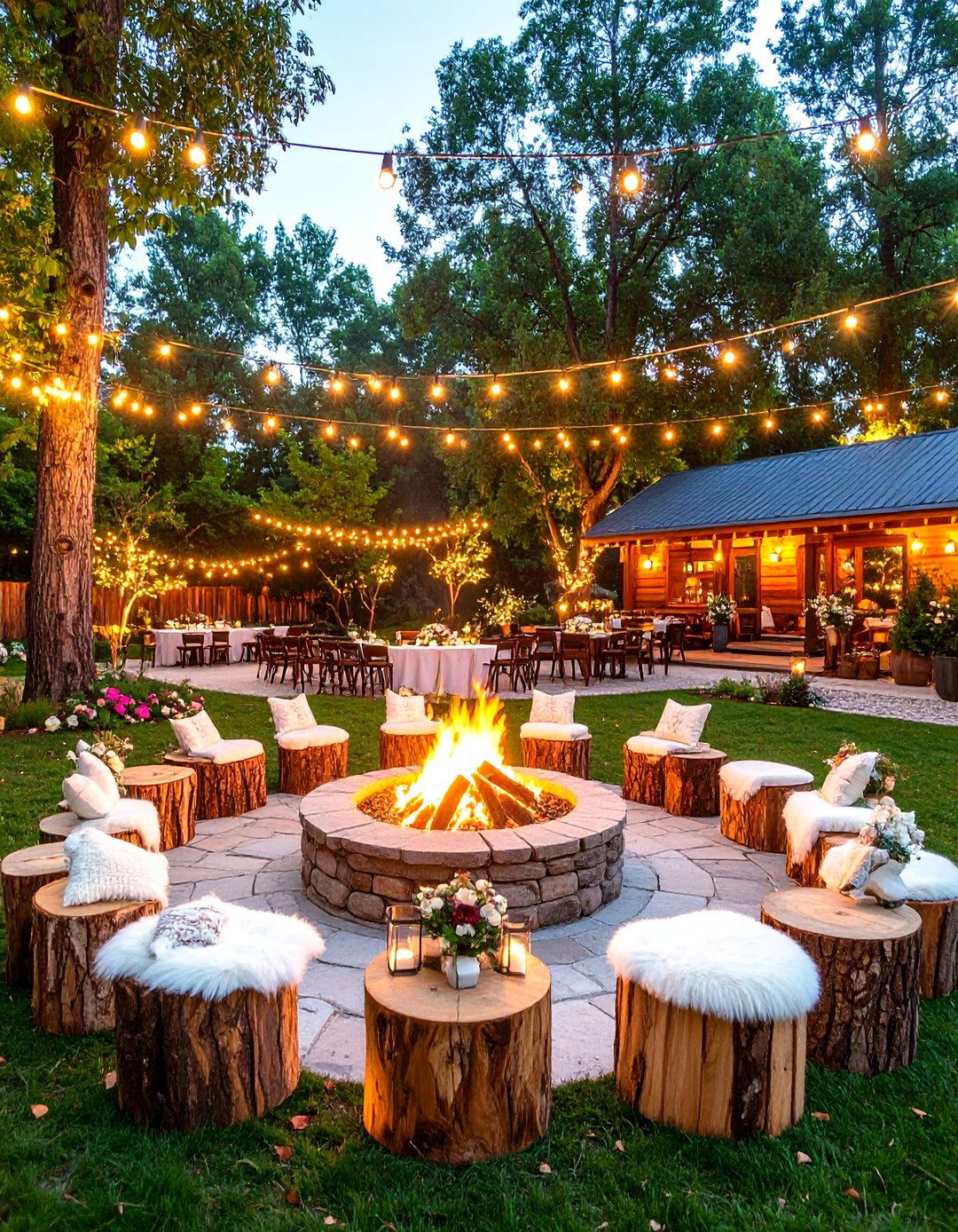 Western Wedding Campfire Circle Gathering - 20 Western Wedding Ideas
