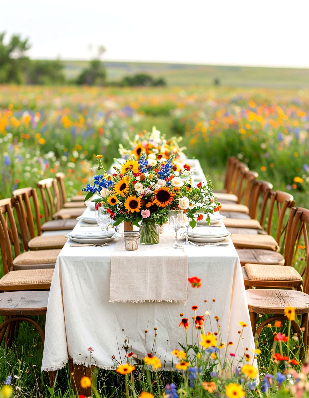 Western Wedding Wildflower Prairie Romance - 20 Western Wedding Ideas