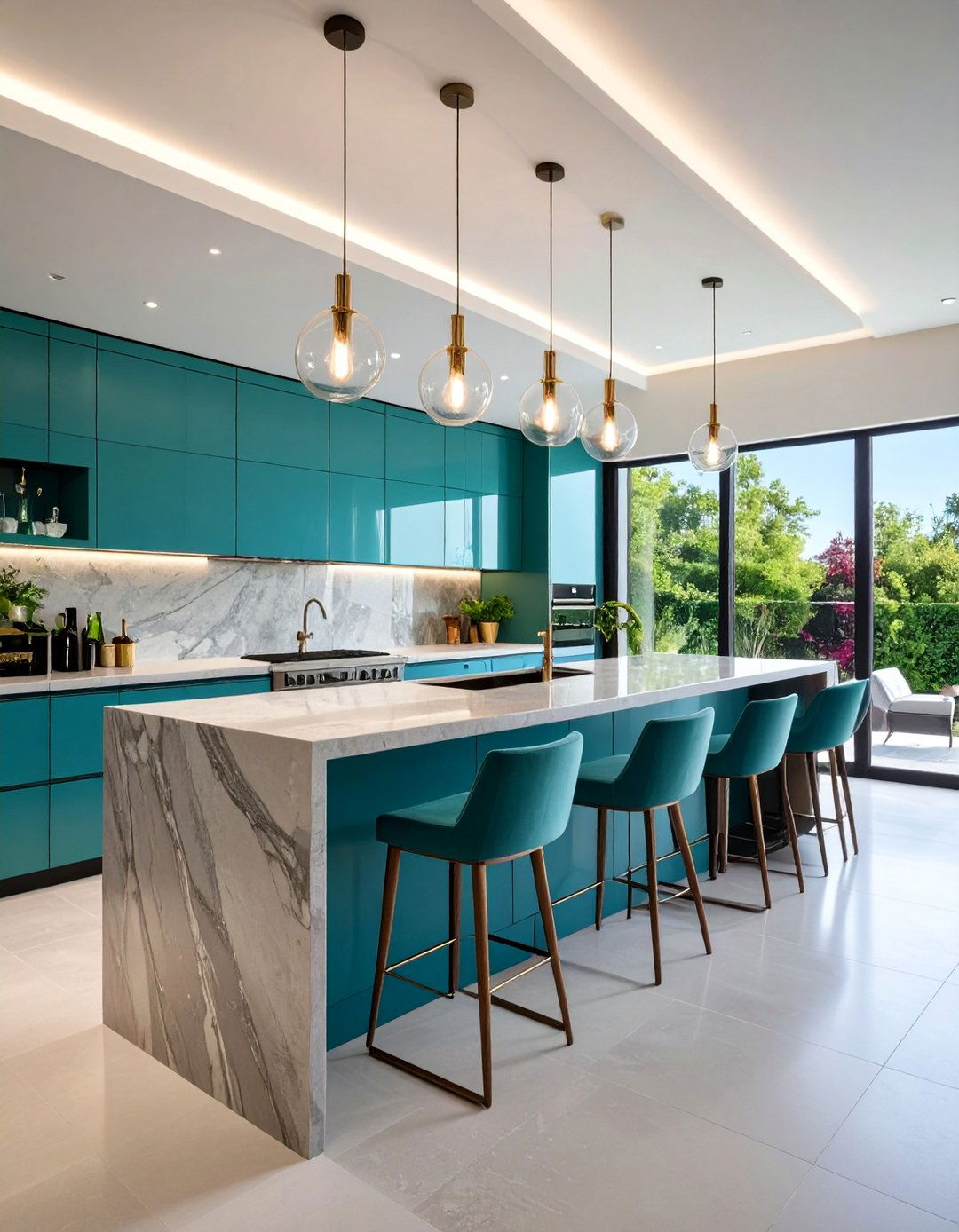 Wet Kitchen Bar Integration - 20 Kitchen Bar Ideas