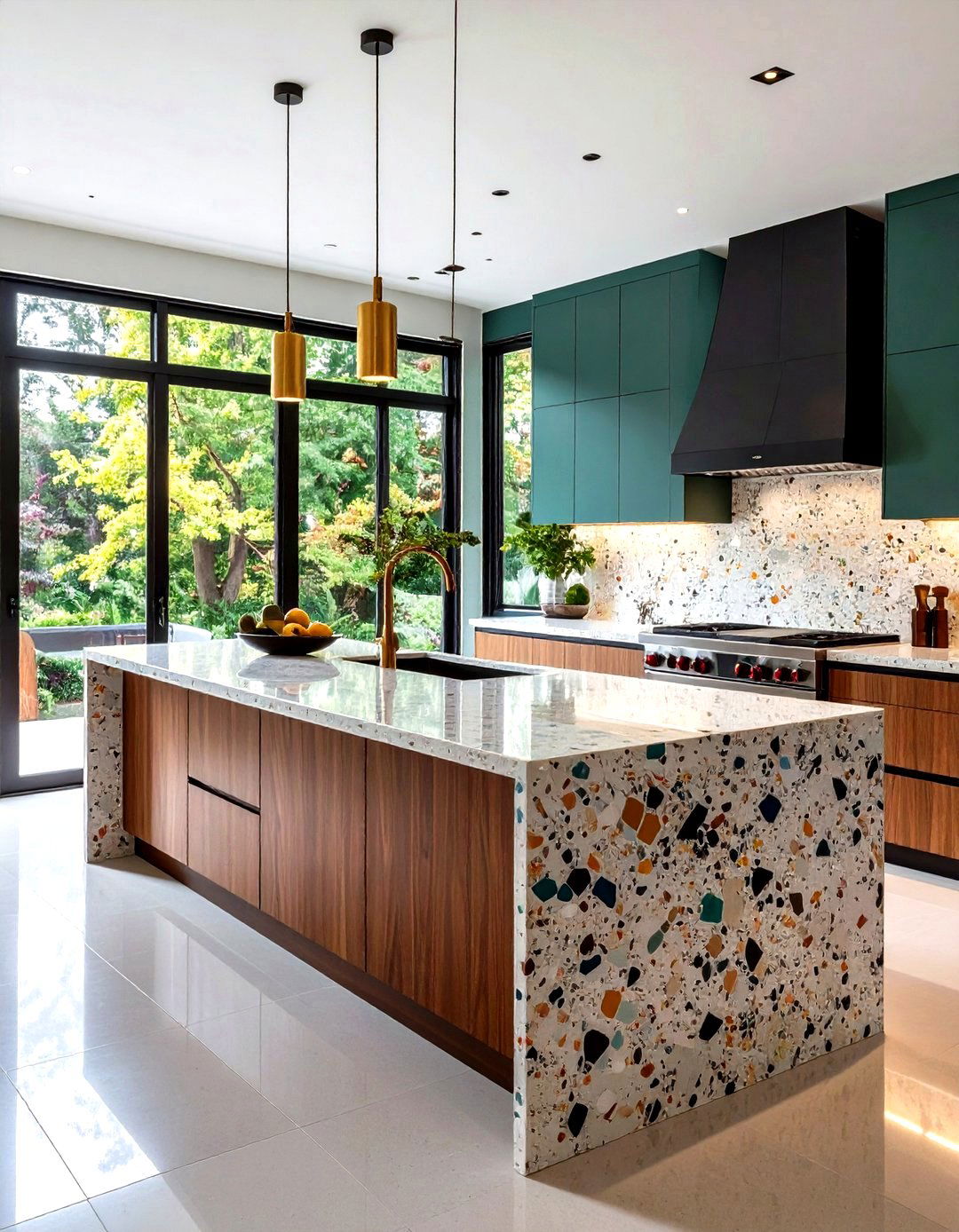 What Is Terrazzo - 20 Terrazzo Kitchen Countertops