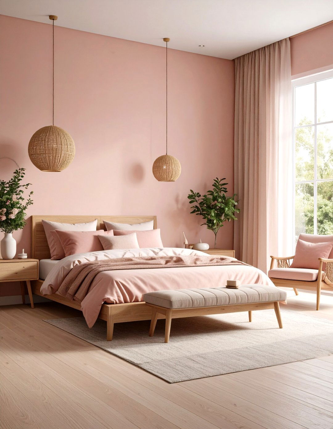 What Scandinavian Simplicity Teaches Us About Dusty Rose Walls - 20 Dusty Rose Bedroom Ideas