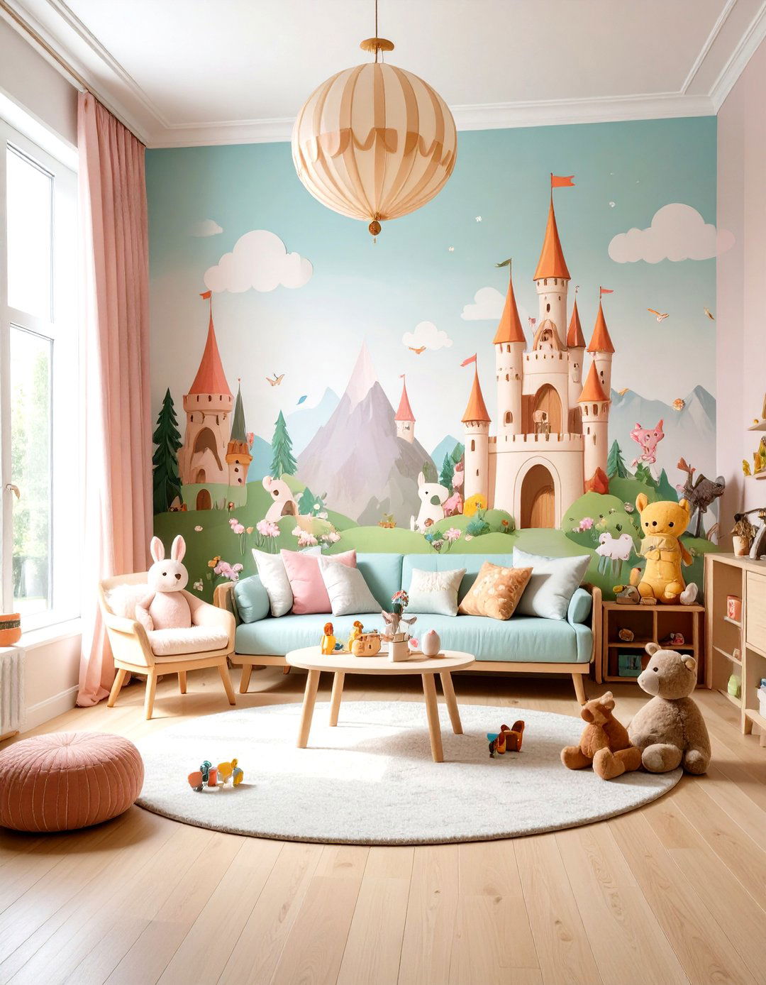 Whimsical Kids Themes - 20 Wall Mural Ideas
