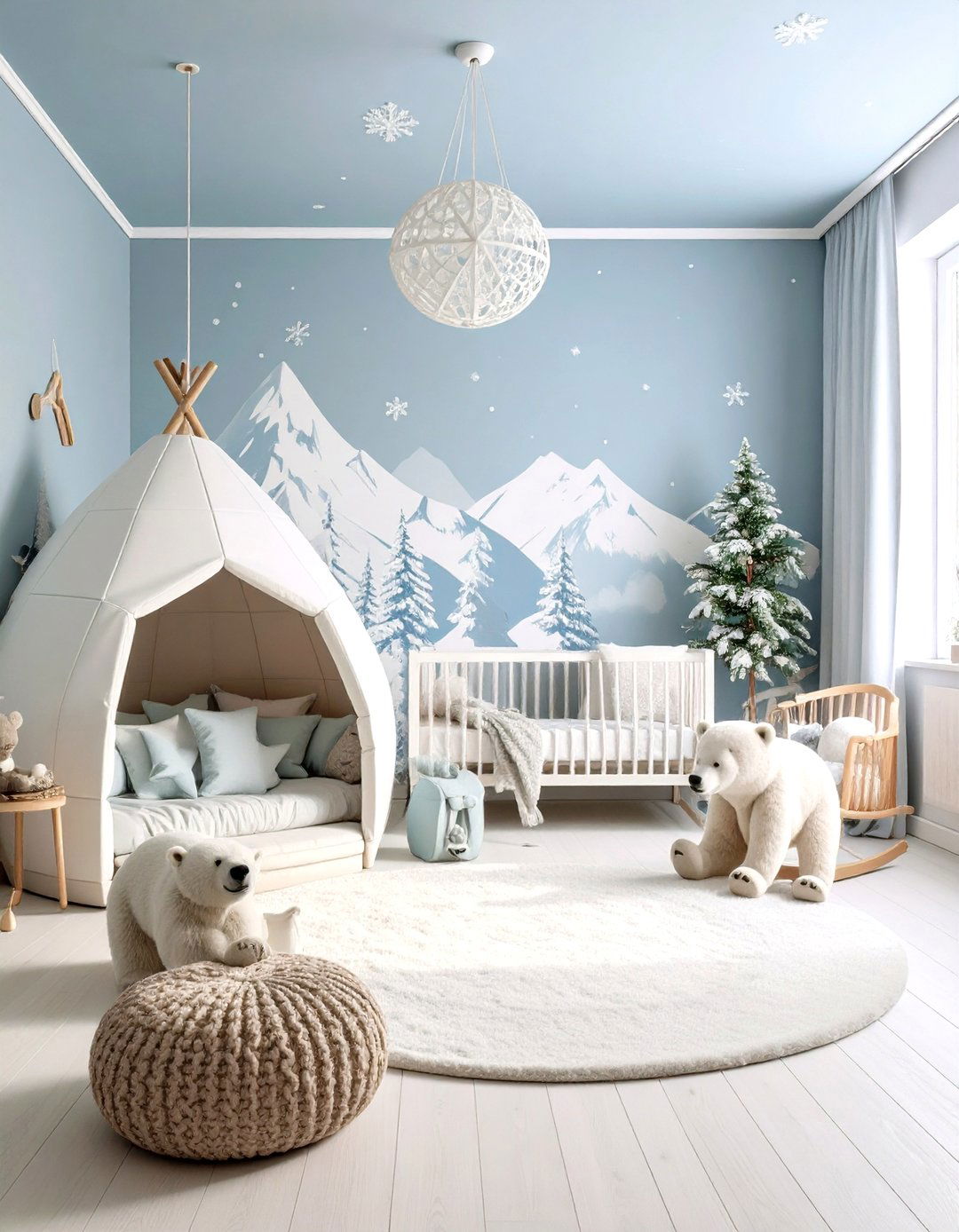 Whimsical Nursery Ideas with Arctic Adventure Wonderlands - 20 Whimsical Nursery Ideas