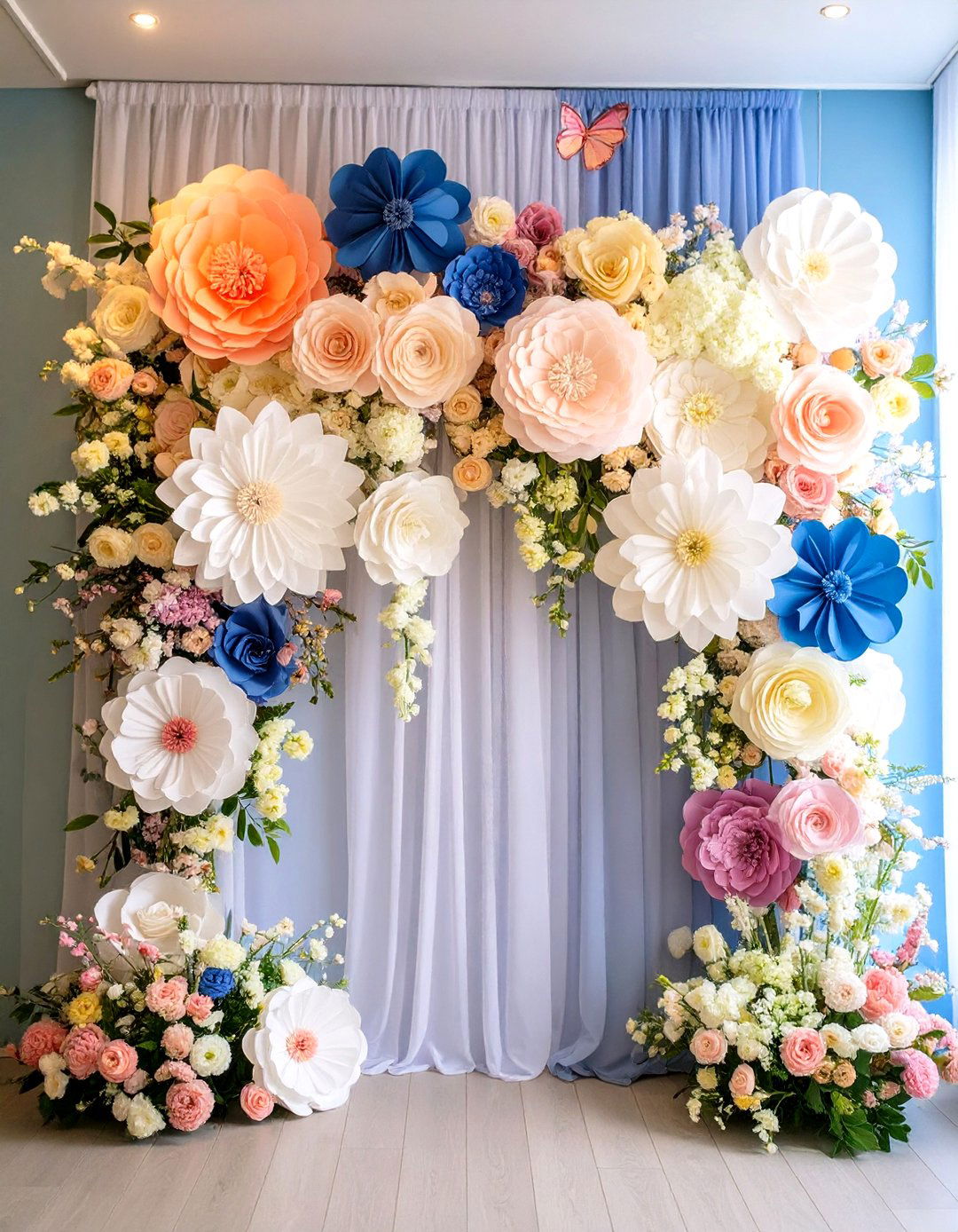 Whimsical Nursery Ideas with DIY Paper Flower Wall Sculptures - 20 Whimsical Nursery Ideas