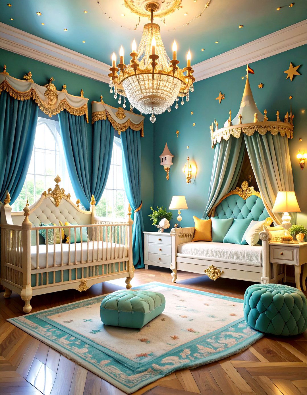 Whimsical Nursery Ideas with Fairy Tale Castle Themes