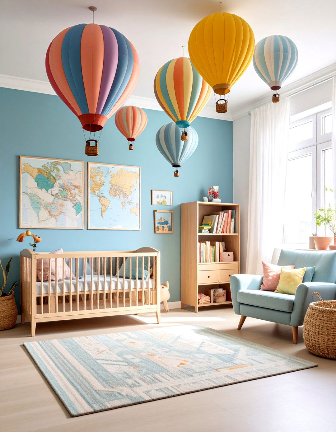 Whimsical Nursery Ideas with Hot Air Balloon Adventures - 20 Whimsical Nursery Ideas