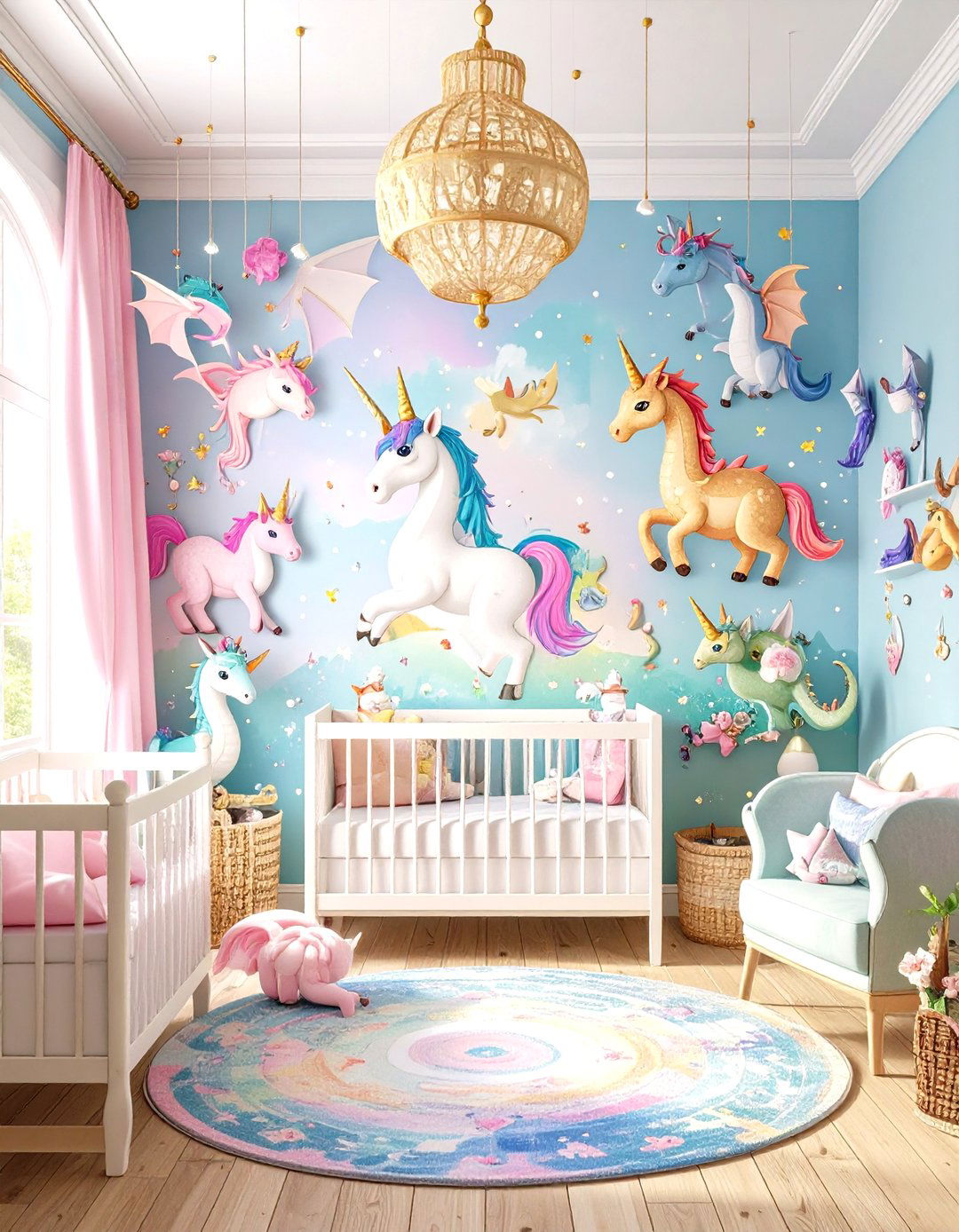 Whimsical Nursery Ideas with Magical Creature Art Galleries - 20 Whimsical Nursery Ideas