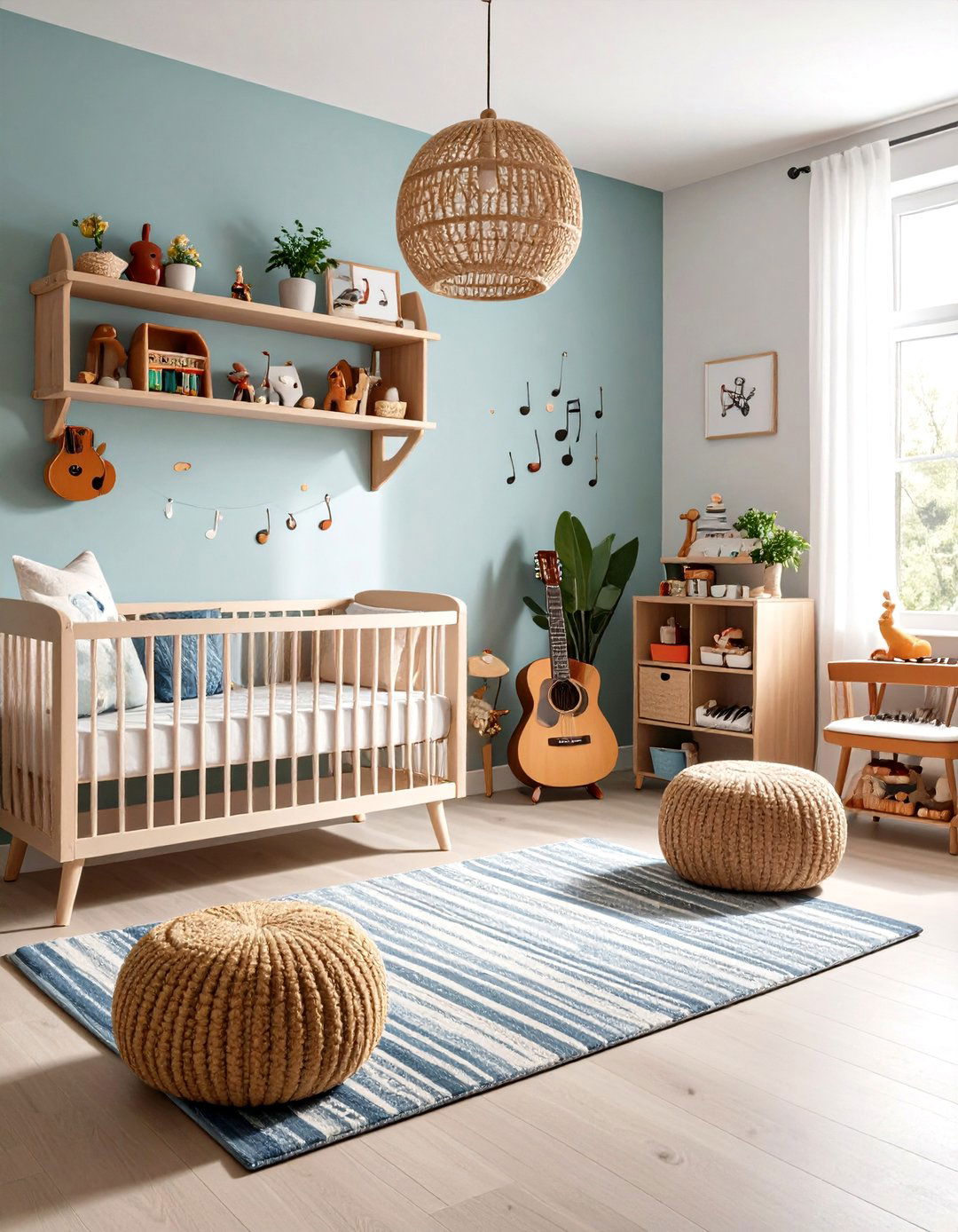 Whimsical Nursery Ideas with Musical Instrument Fantasy Themes - 20 Whimsical Nursery Ideas