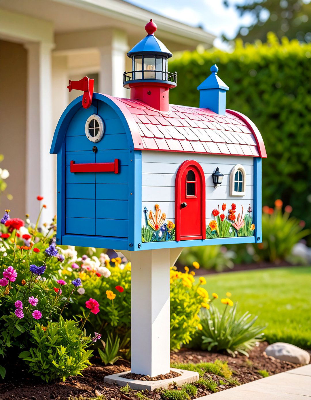 Whimsical Themed Mailbox Decor - 20 Mailbox Decor Ideas