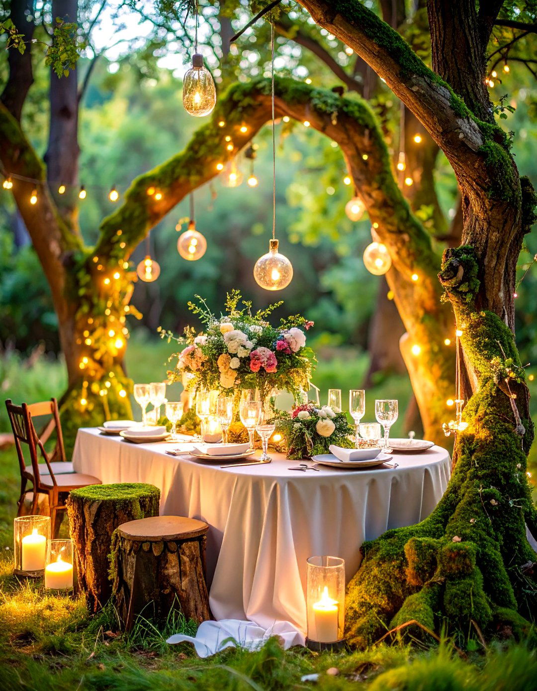 Whimsical Wedding Table Fantasy