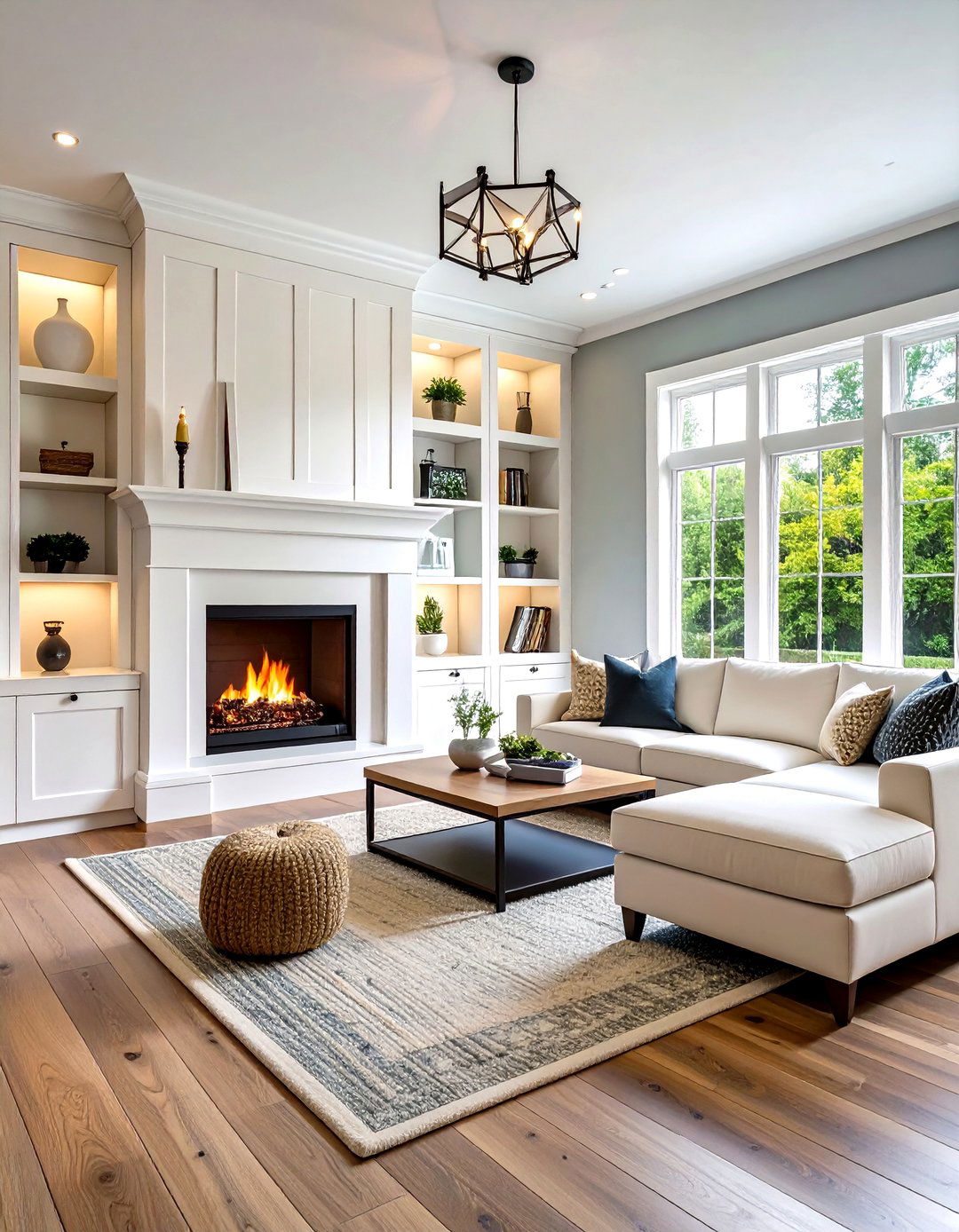 White Corner Fireplace Built In Design - 20 White Fireplace Ideas