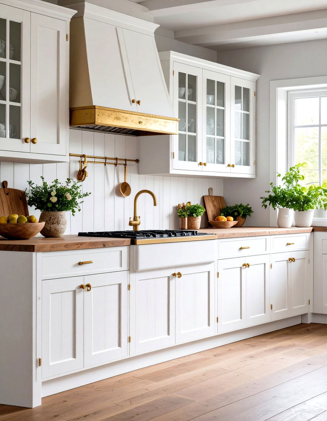 White Distressed Cabinets With Aged Gold Hardware - 20 White Kitchen Cabinets With Gold Hardwar