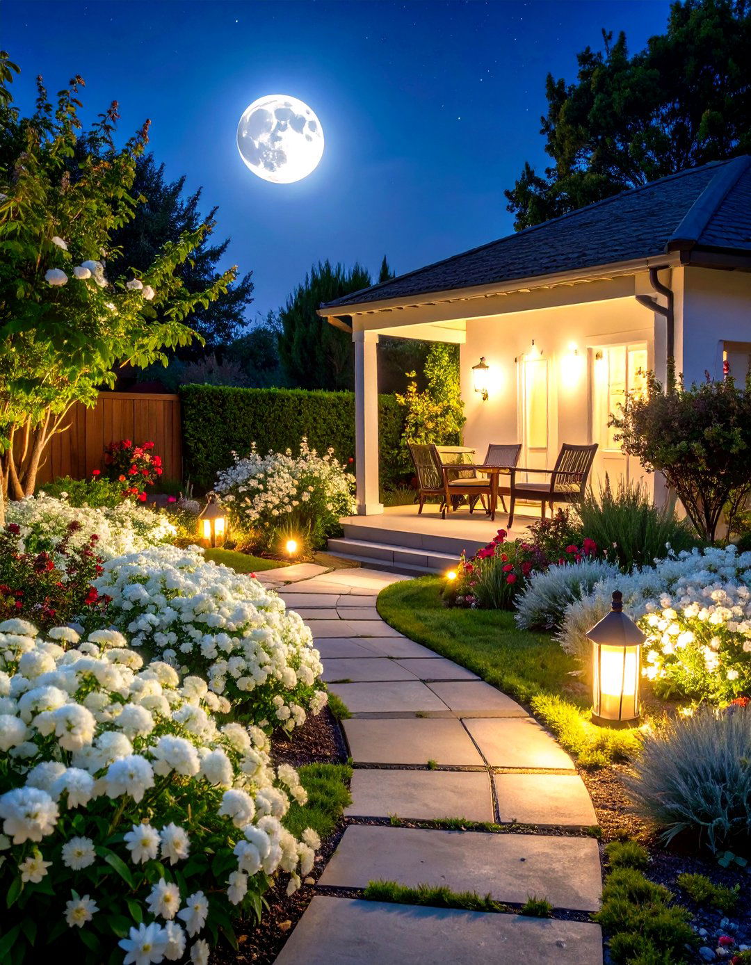 White Garden Design Ideas for Enchanting Moon Gardens - 20 White Garden Design Ideas