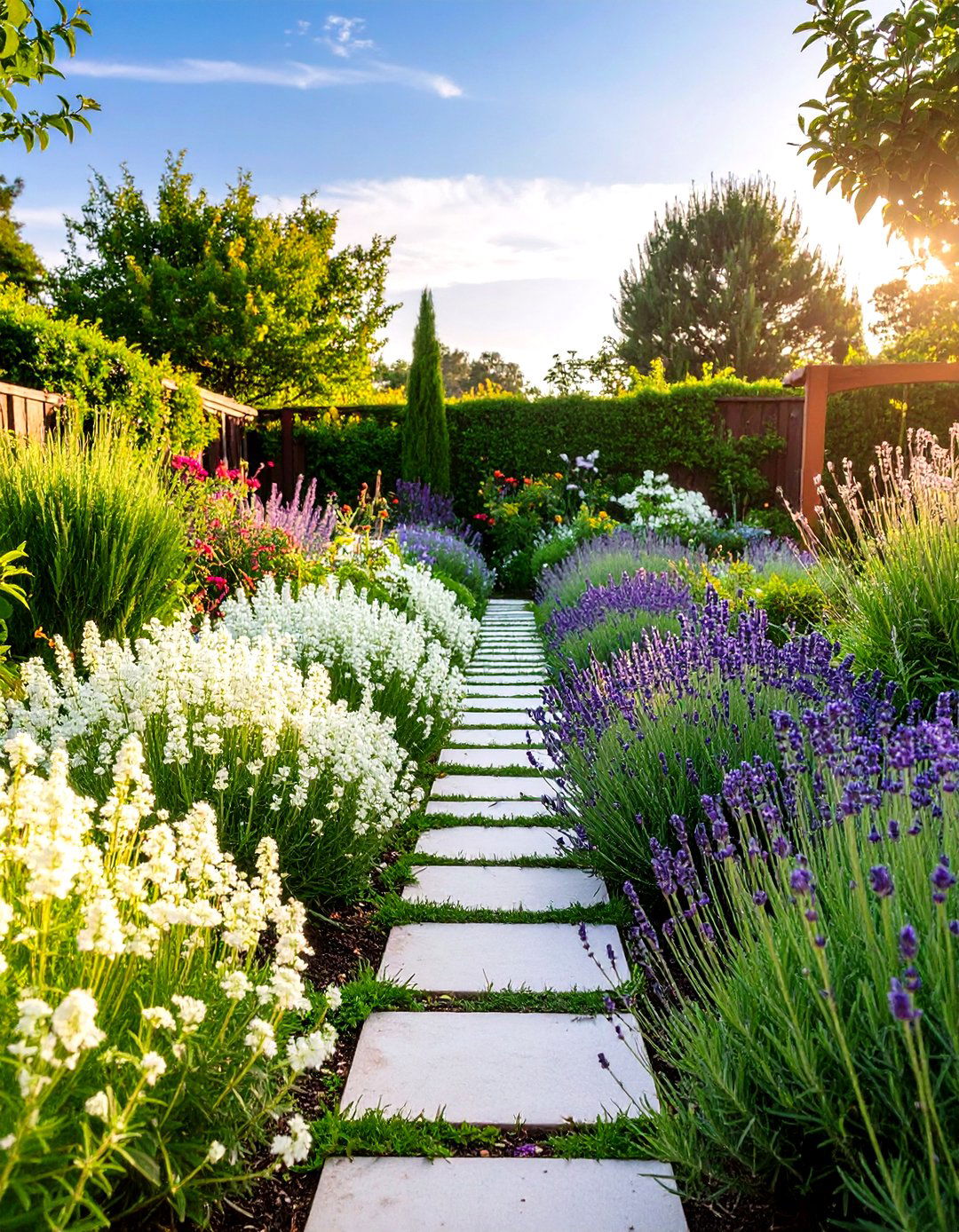 White Garden Design Ideas for Fragrant Herb Gardens - 20 White Garden Design Ideas