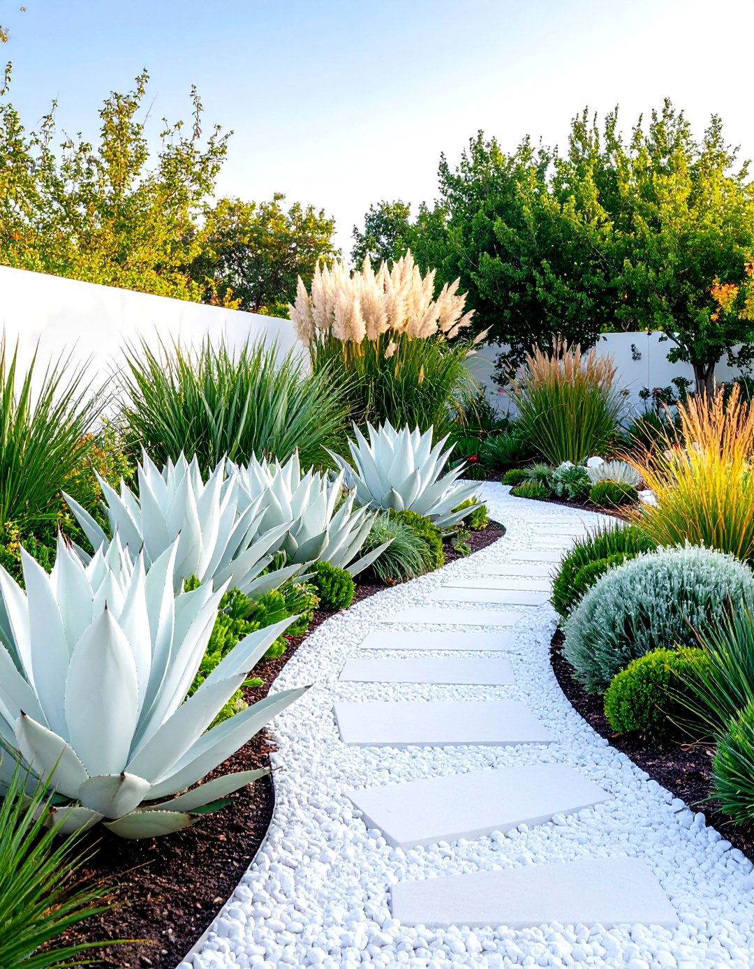 White Garden Design Ideas for Minimalist Modern Designs - 20 White Garden Design Ideas