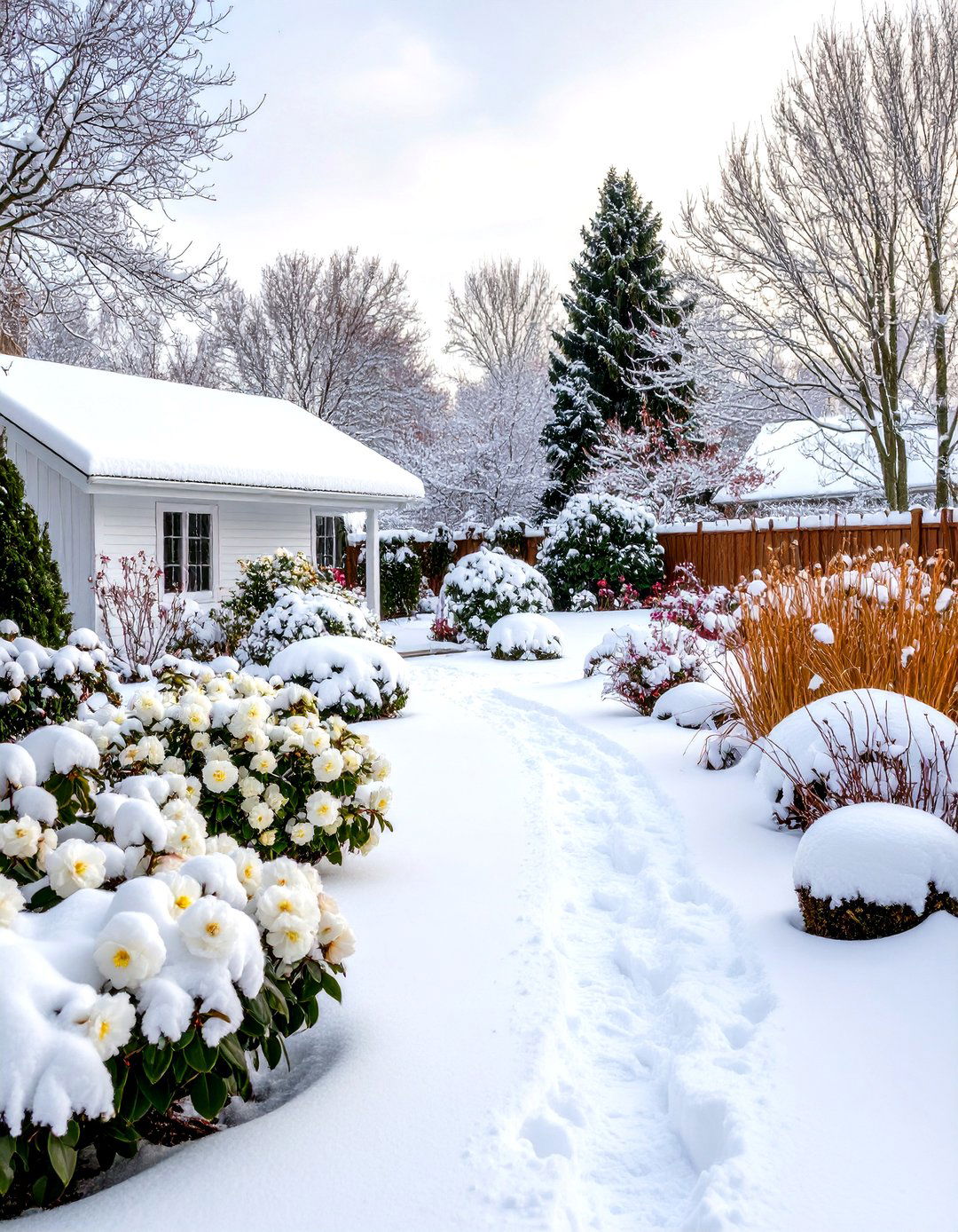 White Garden Design Ideas for Winter Interest Gardens - 20 White Garden Design Ideas
