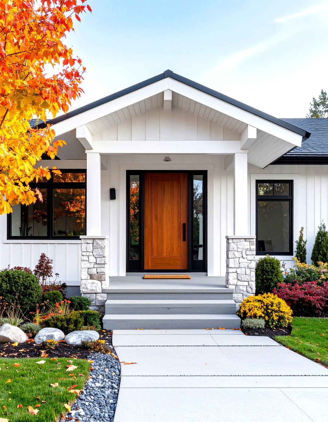 White Mid Century Modern Exterior - 20 White Home Exterior Ideas