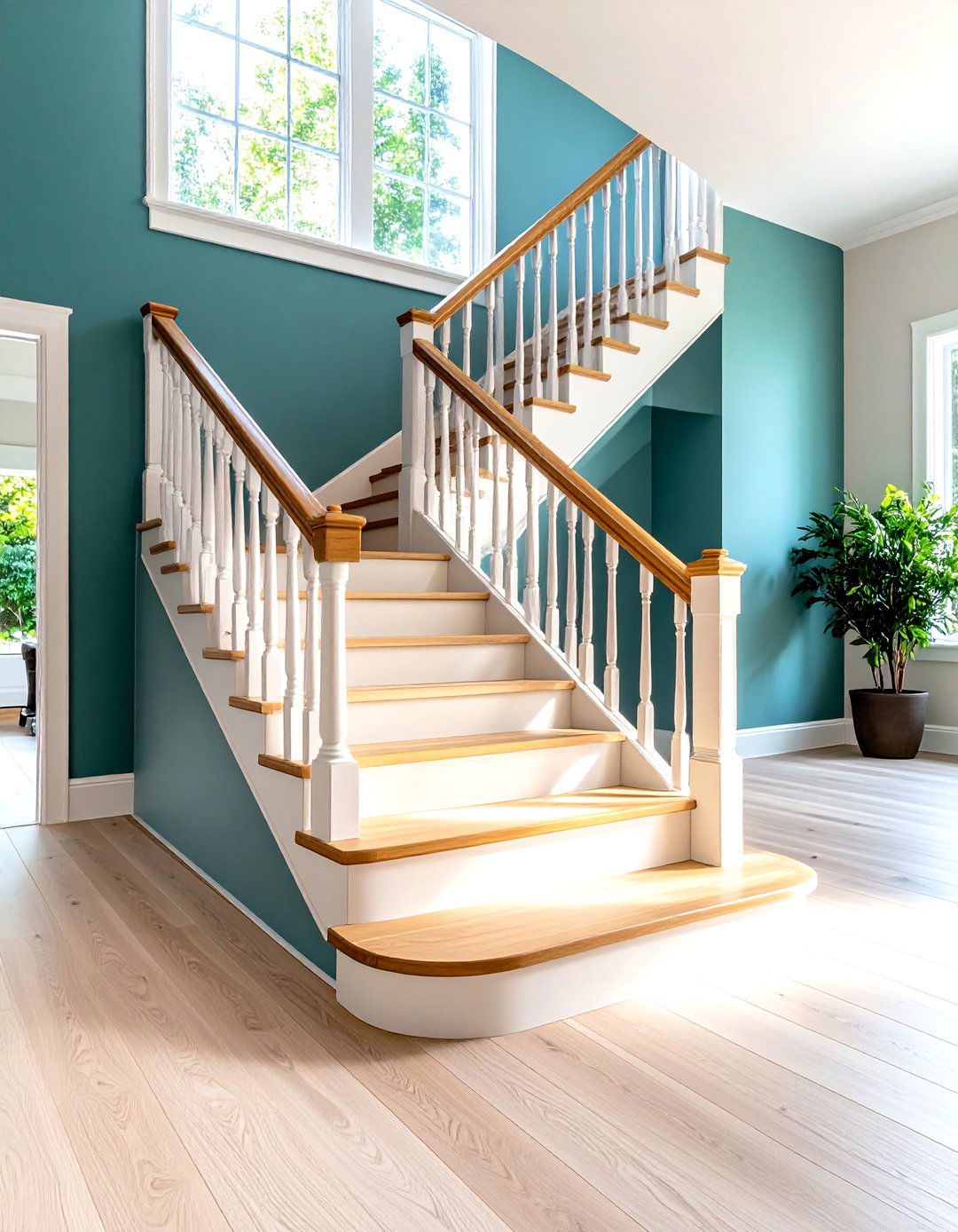 White Oak Staircase with Custom Stain and Finish Options - 20 White Oak Staircase Ideas
