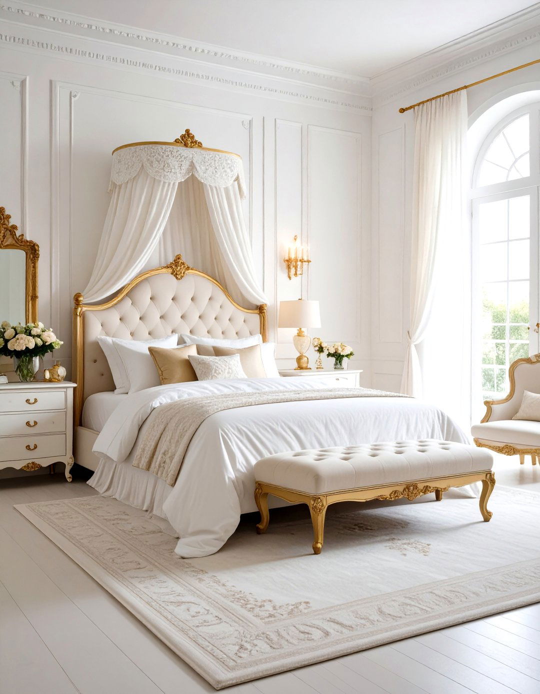 White Princess Room Elegance - 20 Princess Room Ideas