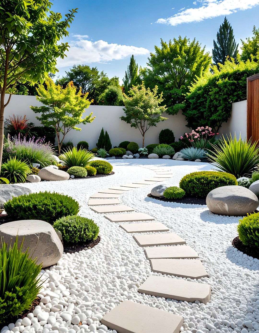 White Rock Landscaping Modern Minimalist Design - 20 White Rock Landscaping Ideas
