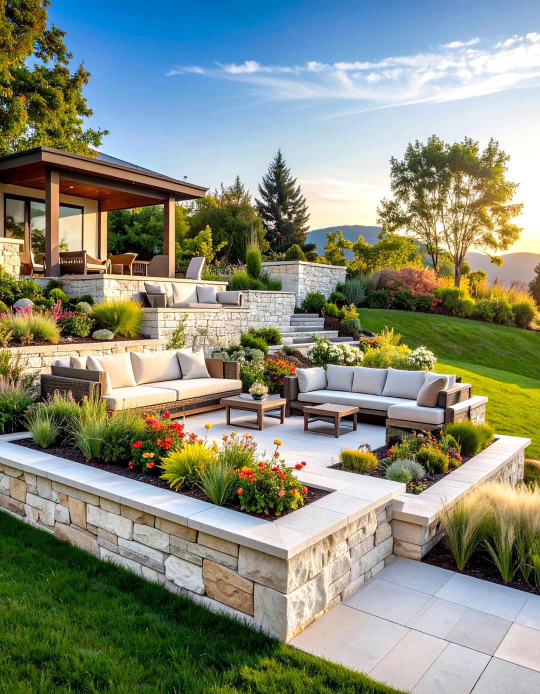 White Rock Landscaping Retaining Wall Construction - 20 White Rock Landscaping Ideas