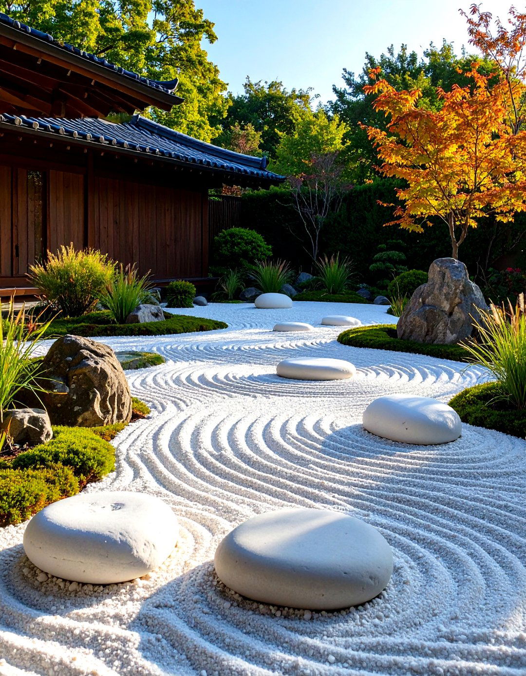 White Rock Landscaping Zen Garden Design