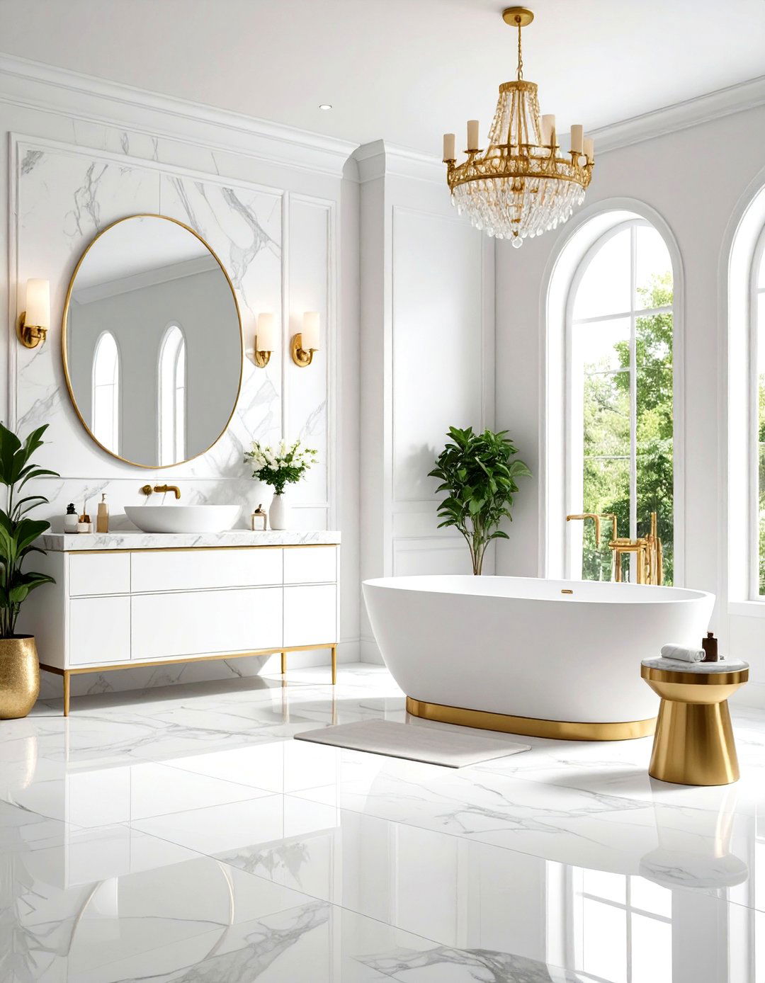 White Tile Bathroom Mixed Material Integration Luxury - 20 White Tile Bathroom Ideas