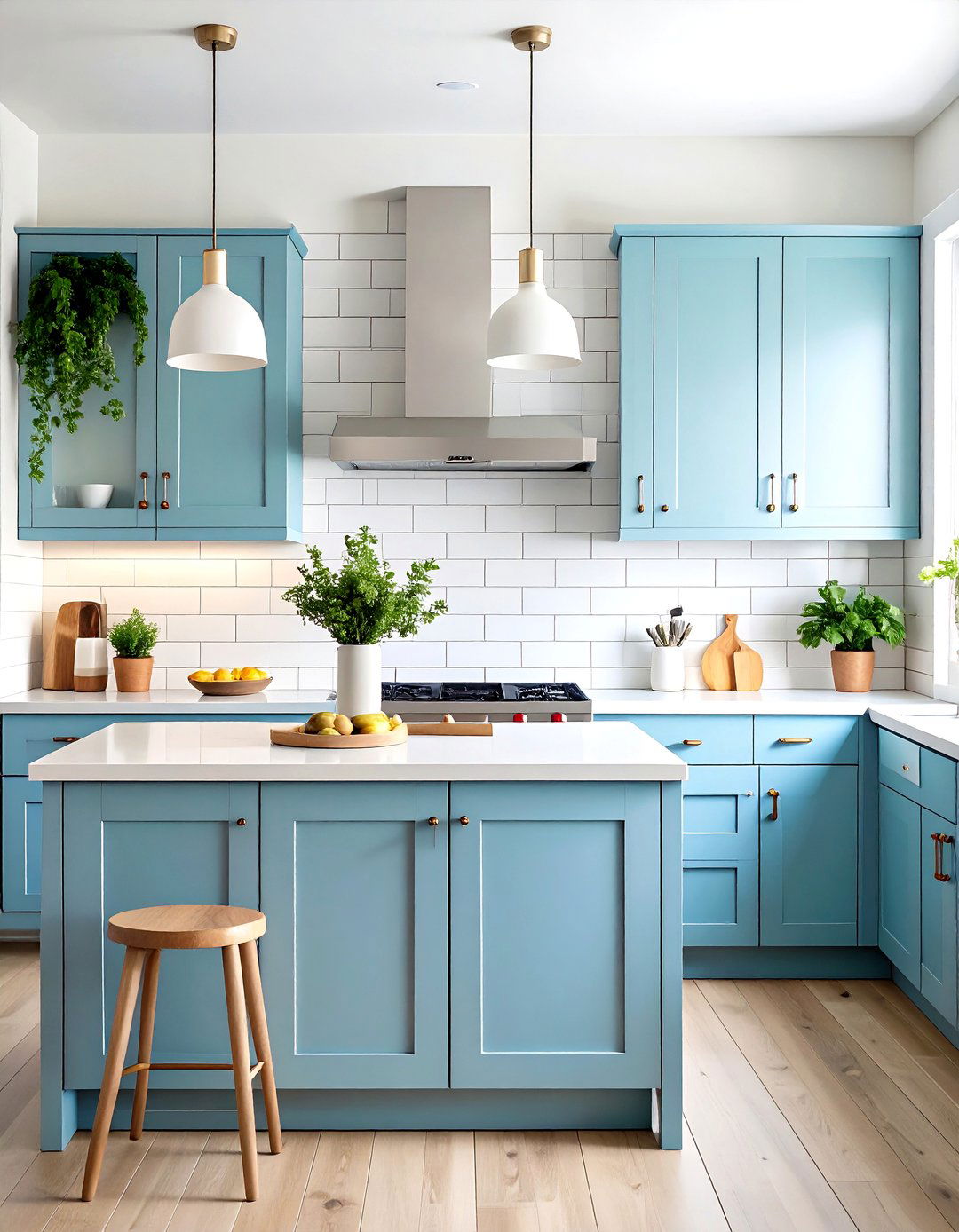 White Vertical Subway Tile Backsplash - 20 White Kitchen Backsplash Ideas