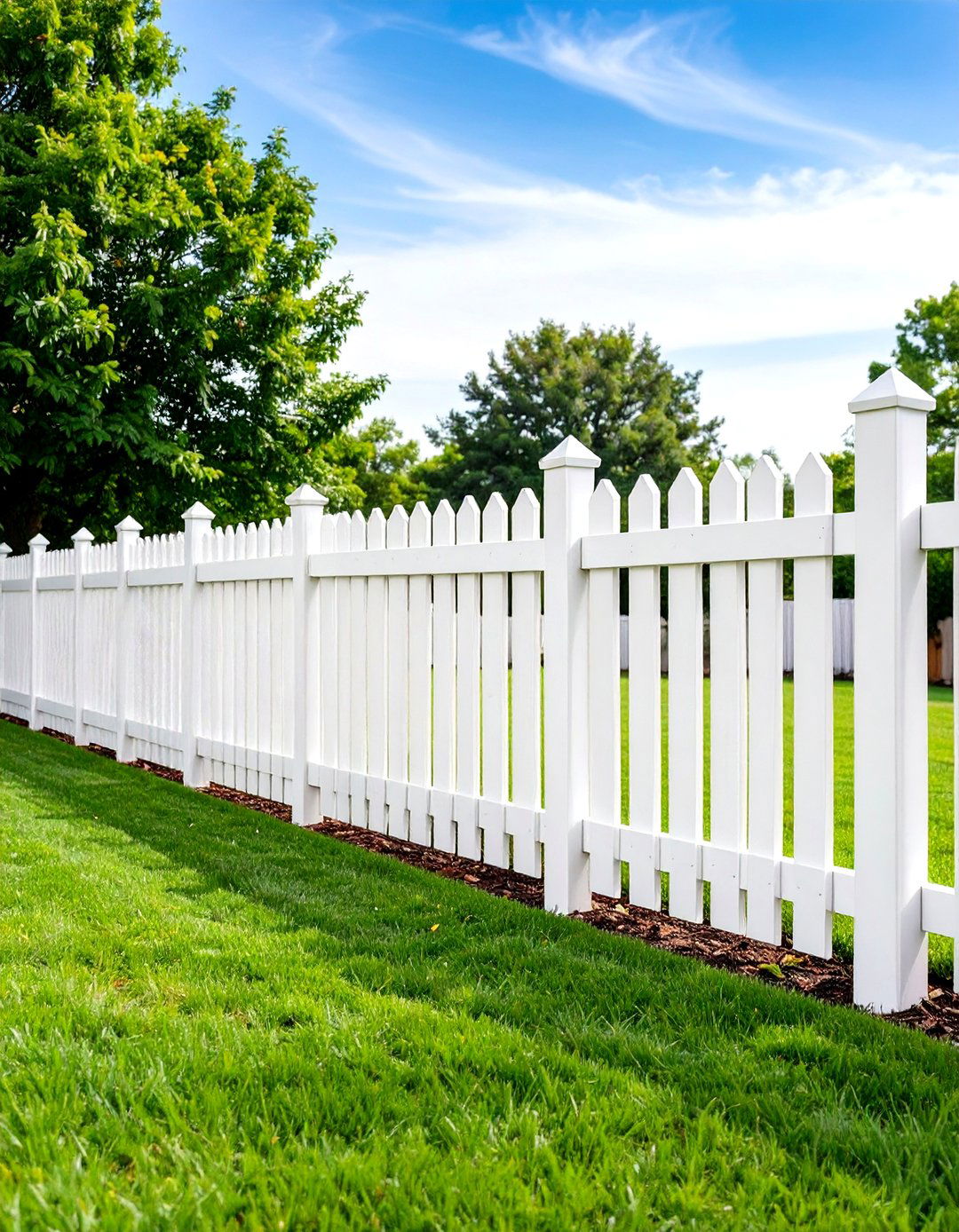 White - 20 Vinyl Fence Colors