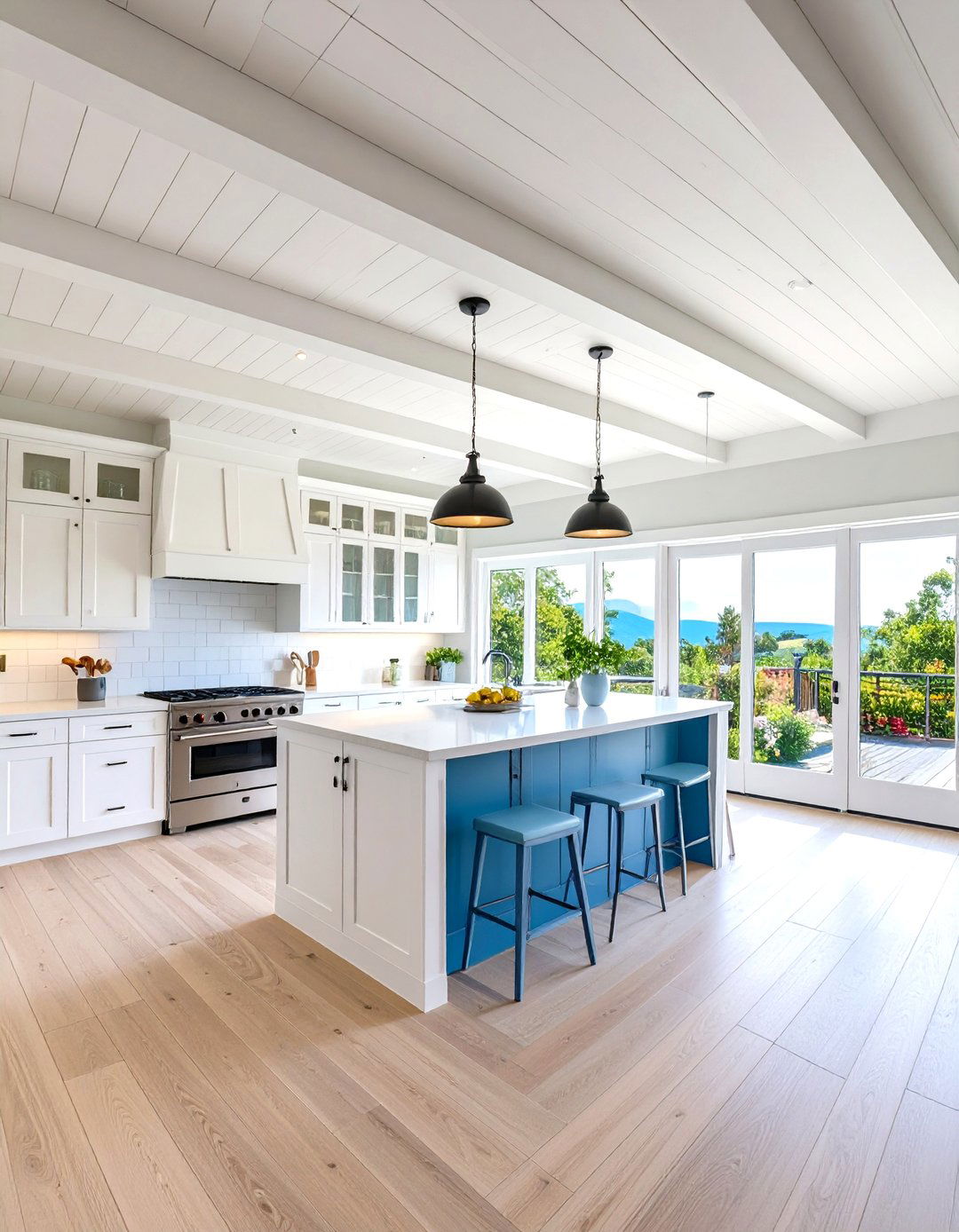 Whitewashed Wood Ceiling Kitchen Ideas - 20 Wood Ceiling Kitchen Ideas
