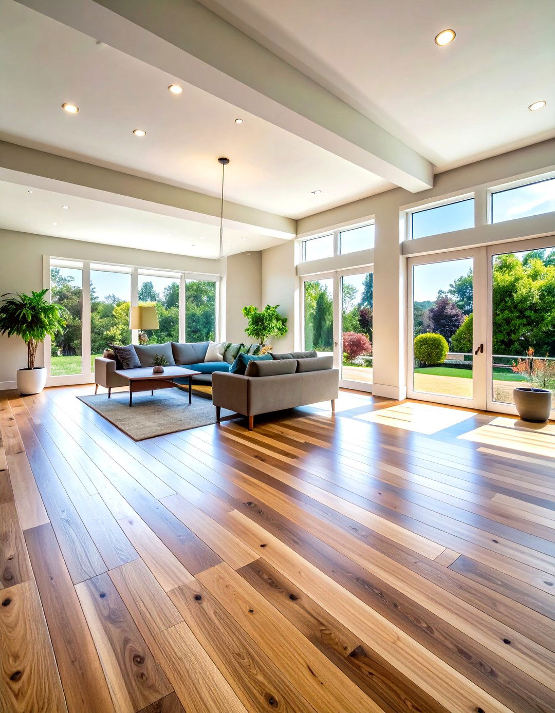Wide Plank Wood Floor Installation - 20 Wood Floor Design Ideas