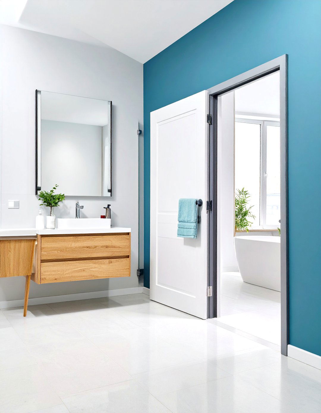 Wider Bathroom Doorways for Seamless Entry - 20 Handicap Bathroom Ideas