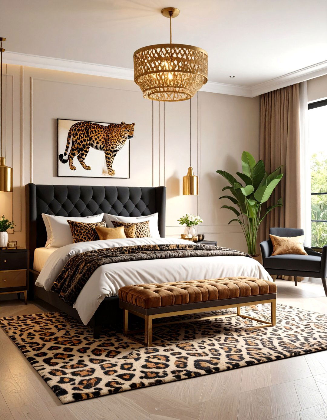 Wild Cat Safari Jungle Themed Bedroom - 20 Jungle-themed Bedroom Ideas