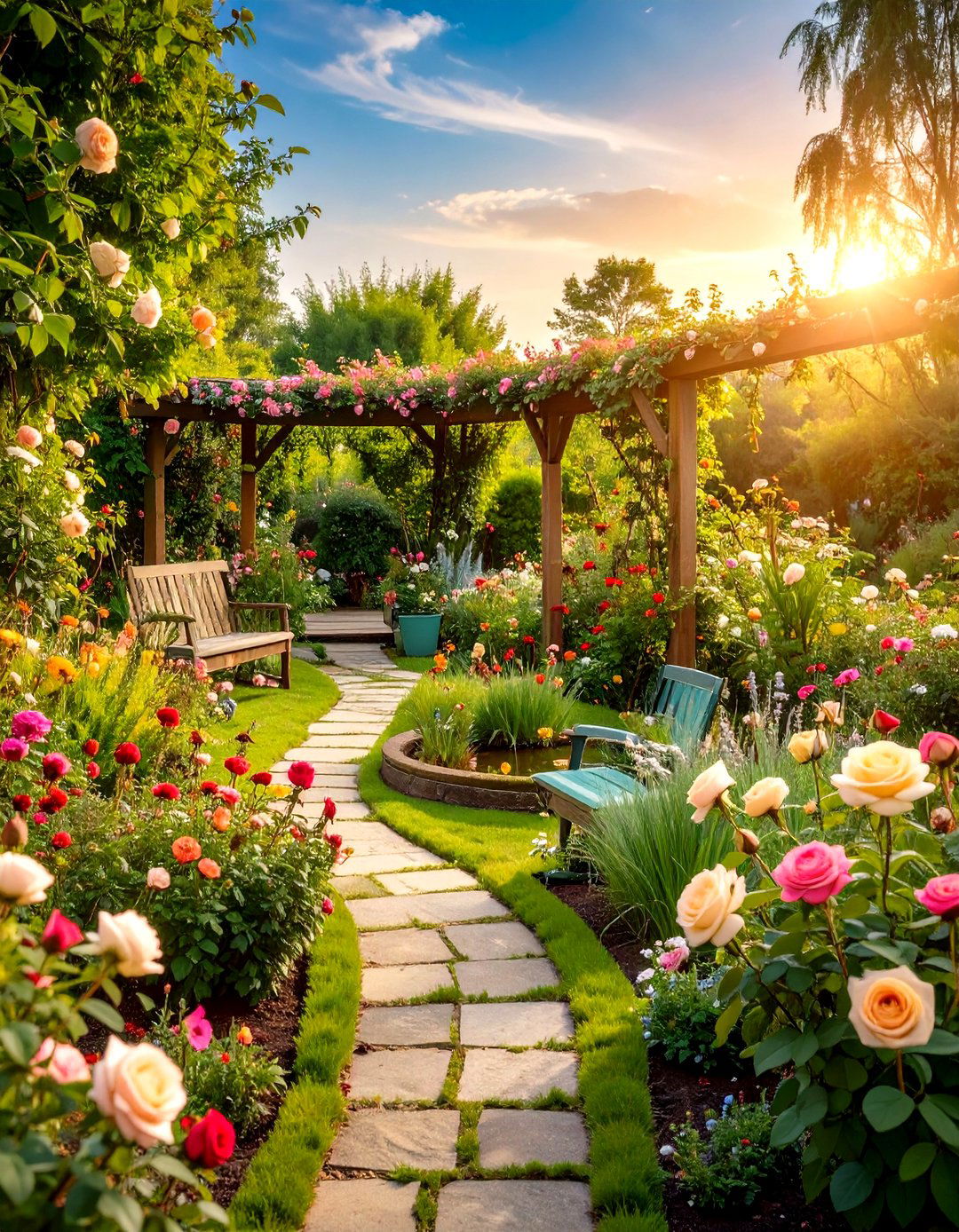 Wildlife Friendly Rose Garden Ecosystem - 20 Rose Garden Ideas