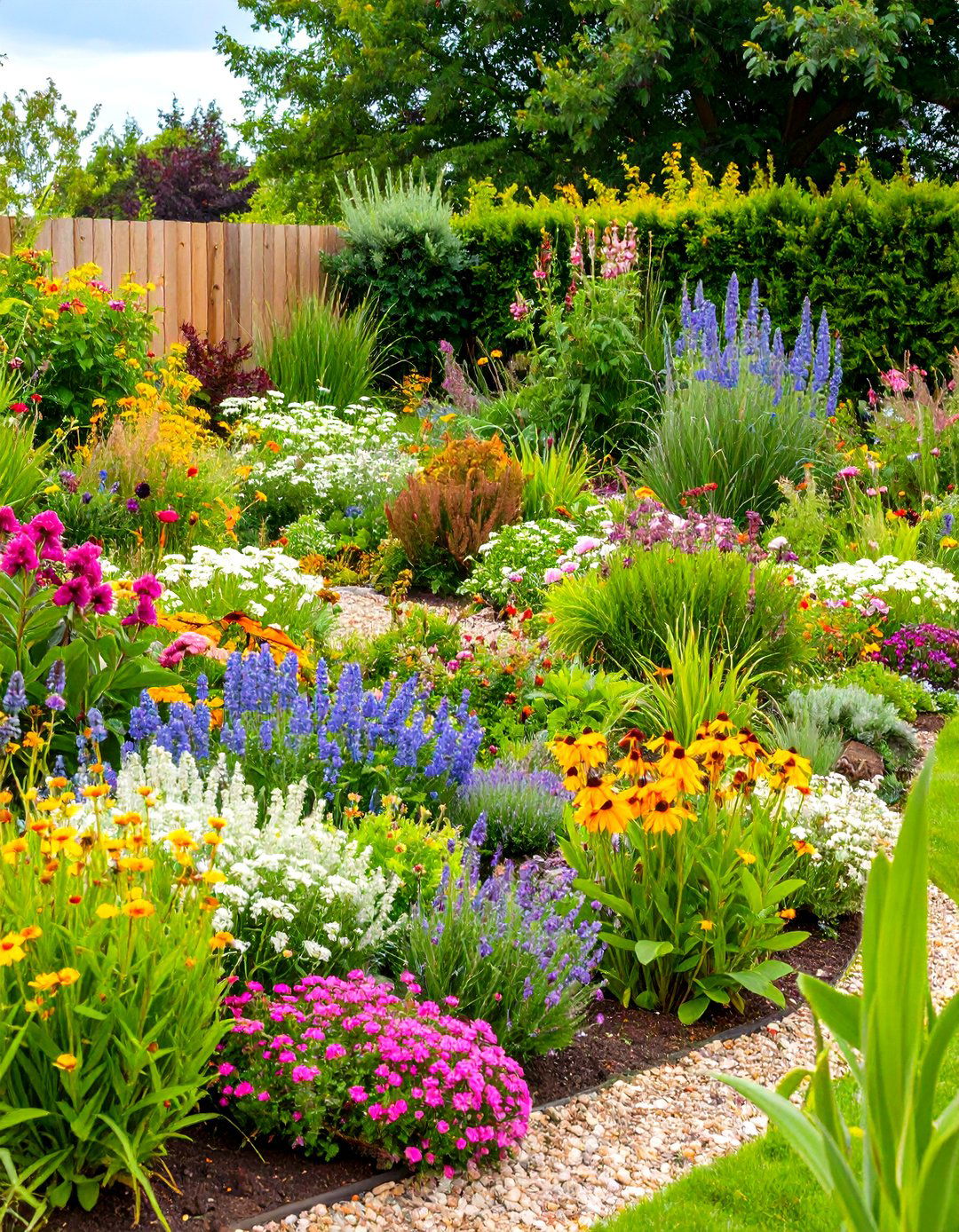 Wildlife Habitat Perennial Flower Bed - 20 Perennial Flower Bed Ideas