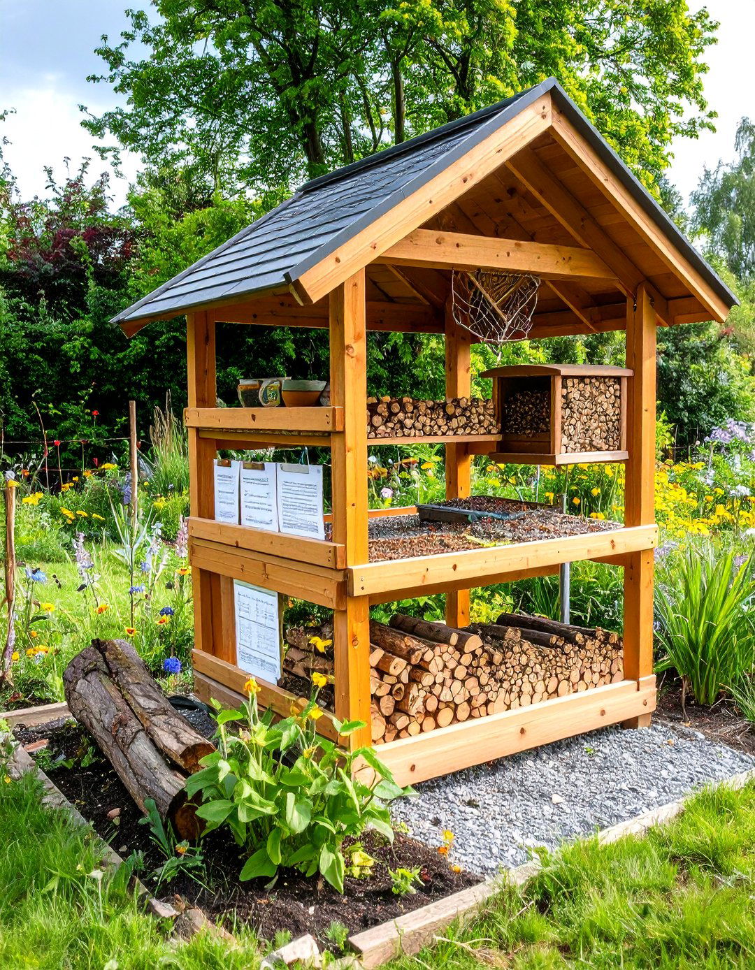 Wildlife Observation Nursery Garden Station - 25 Nursery Garden Ideas
